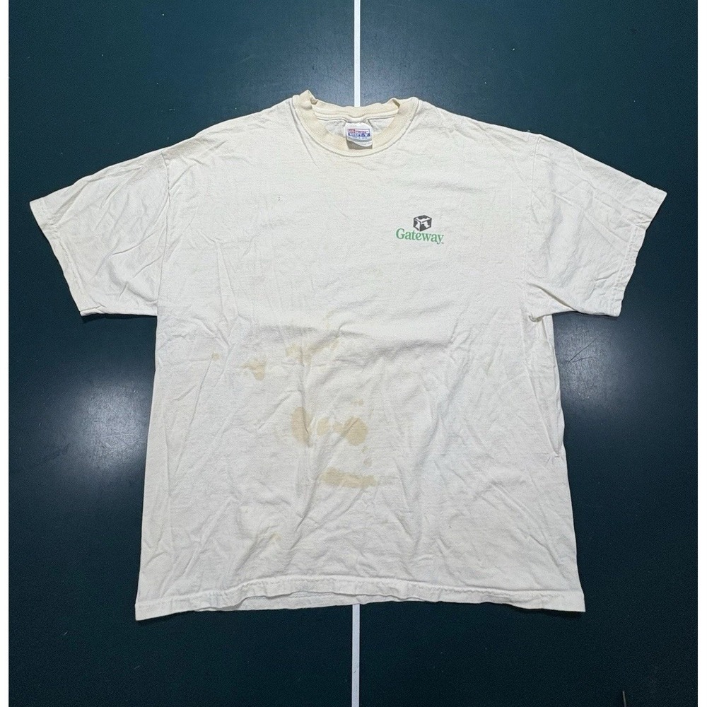 Vintage Gateway Computers T Shirt Men's XL College:)Ware Computers Tech 90s